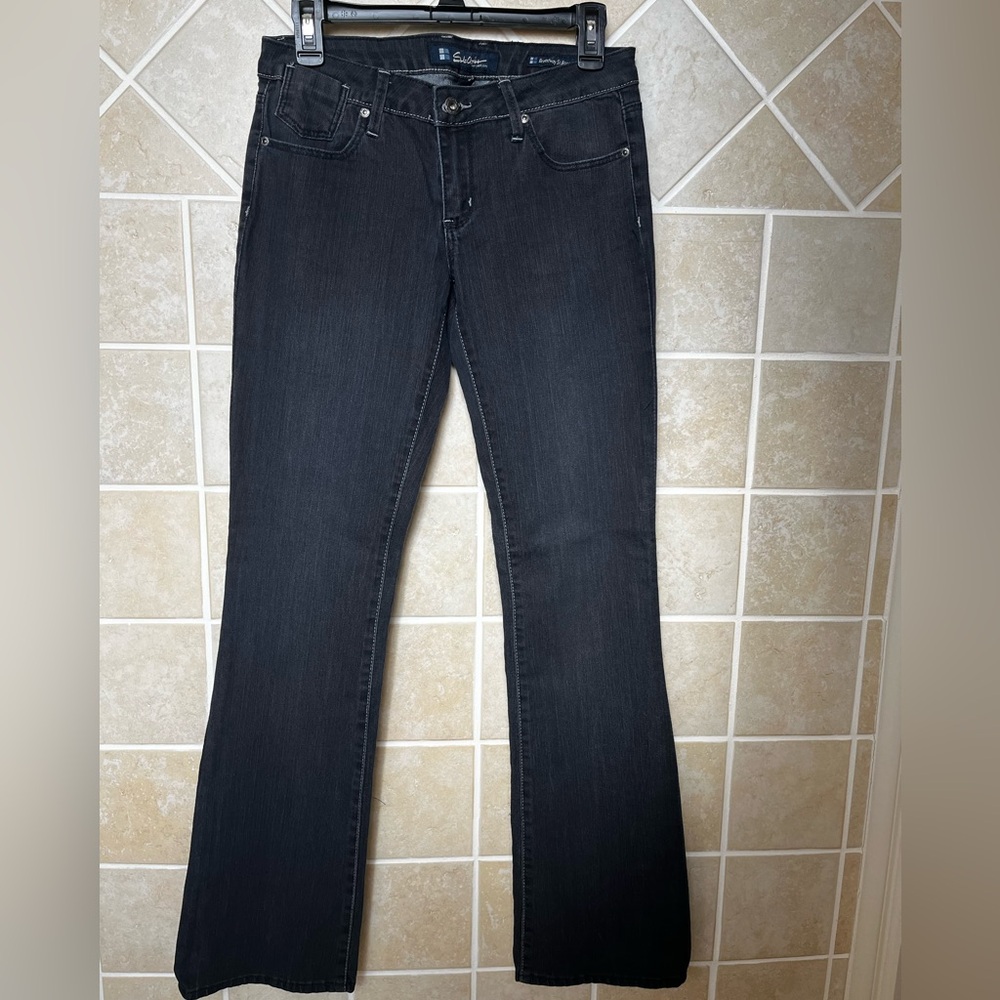 Salt of Works, Broadway St. Bootcut Black Jeans Slight Bootcut, Sz 29